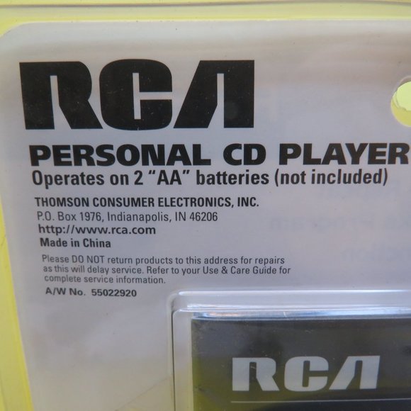 VTG RCA Portable CD Player 2 Step Bass Boost Walkman Discman RP2300 NEW Sealed. - Picture 6 of 7